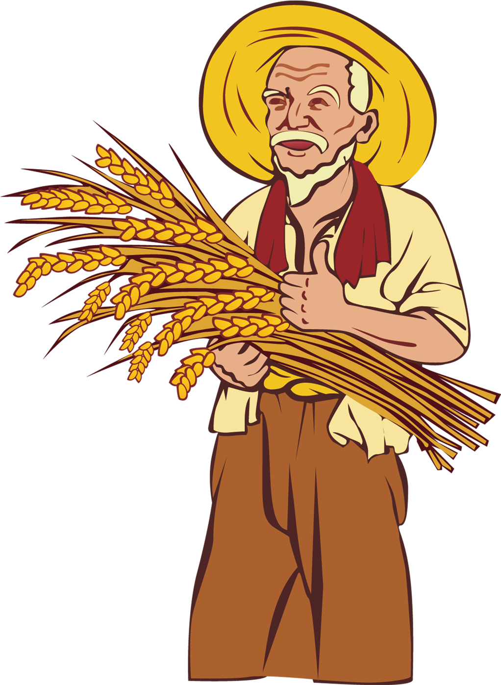 Rice clipart farming, Rice farming Transparent FREE for download on ...