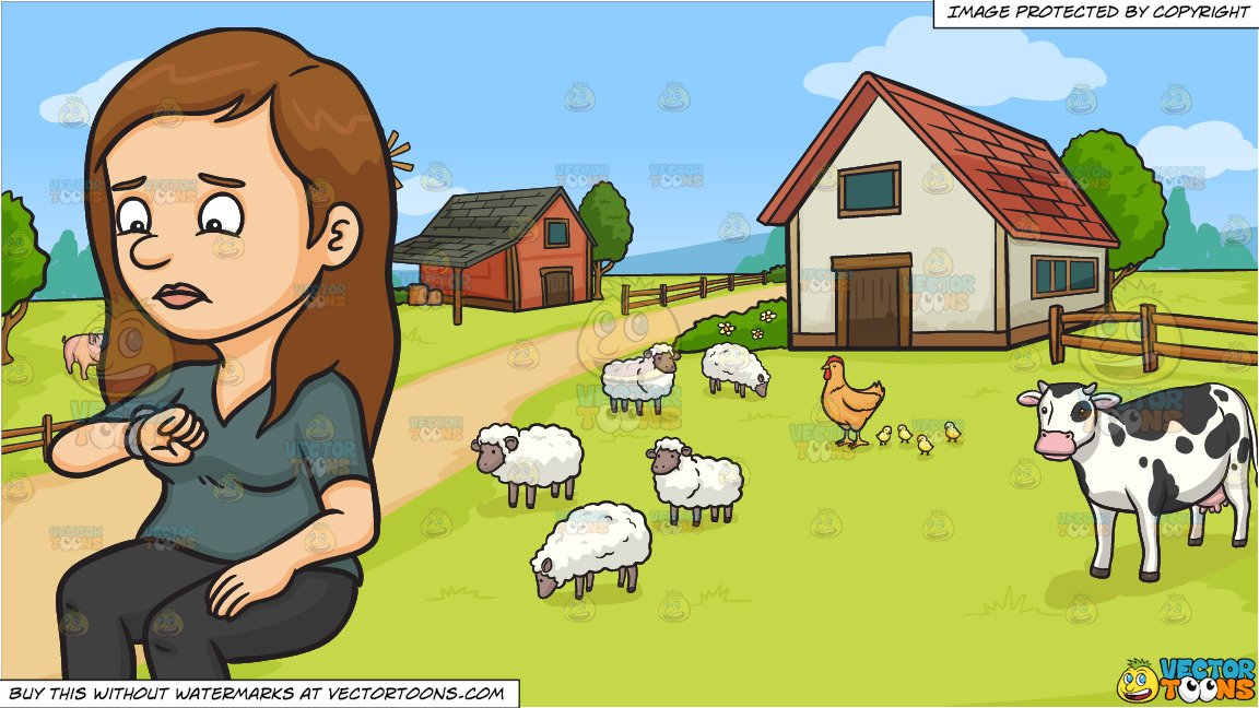 farming clipart worried