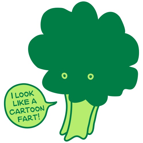 fart clipart broccoli