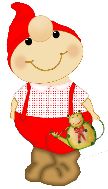 girls clipart gnome