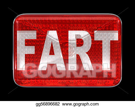 Stock illustration button or. Fart clipart red