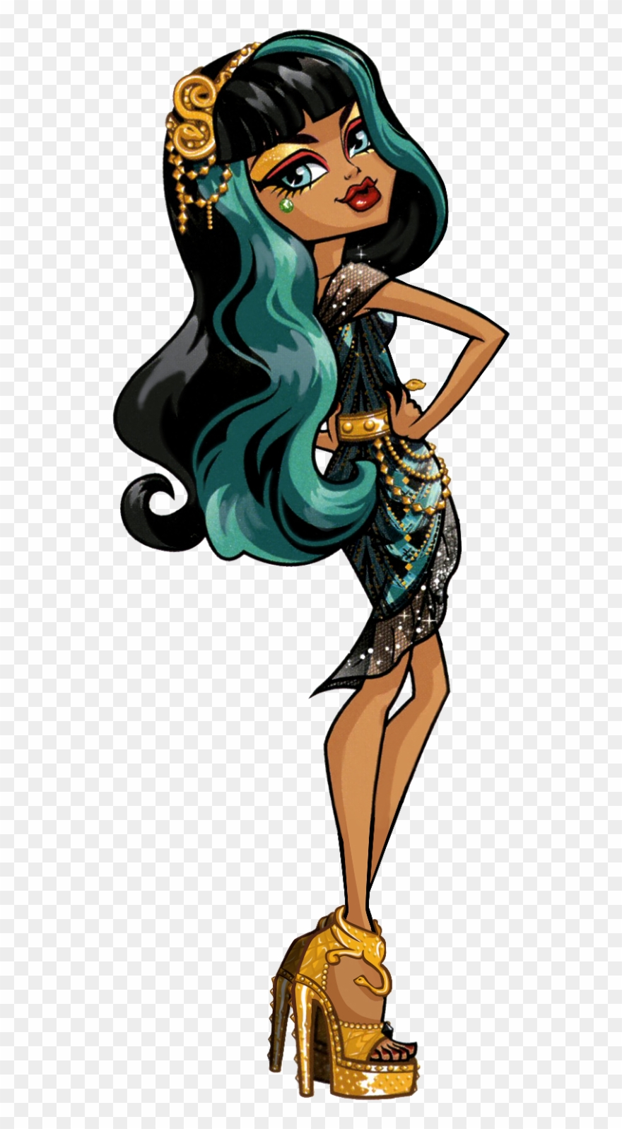 Fashion clipart fashion merchandising. Monster high cleo 