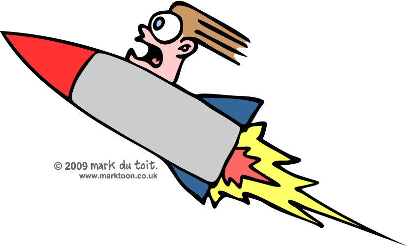 Going fast . Flames clipart rocketship
