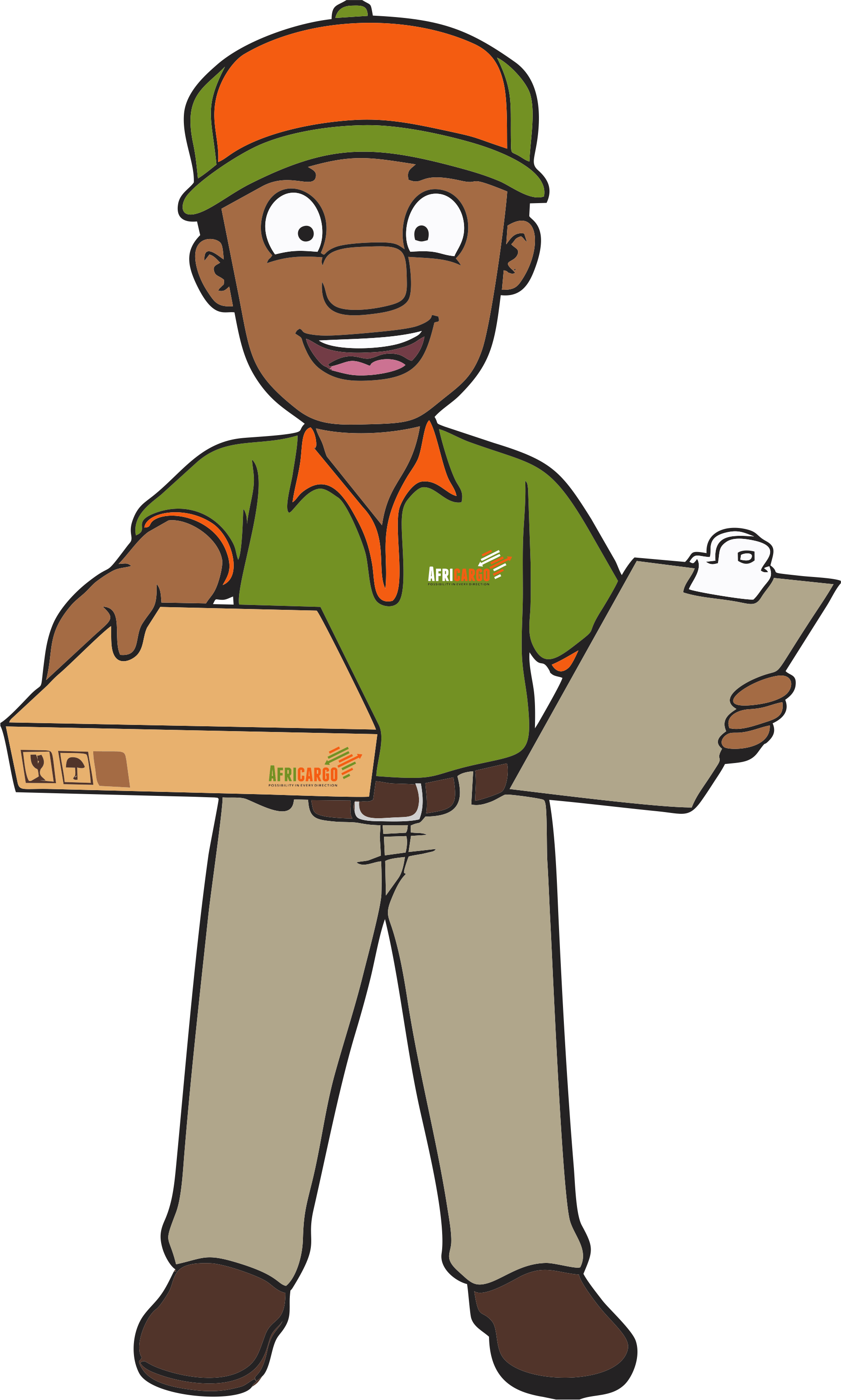 Fast Clipart Delivery Man Fast Delivery Man Transparent Free For