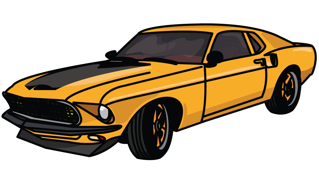 mustang clipart shelby mustang