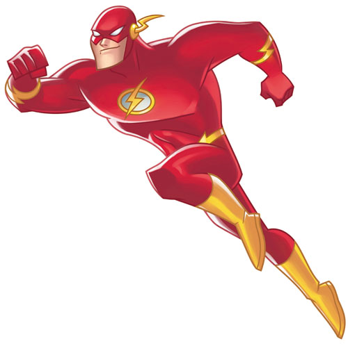 flash clipart super hero