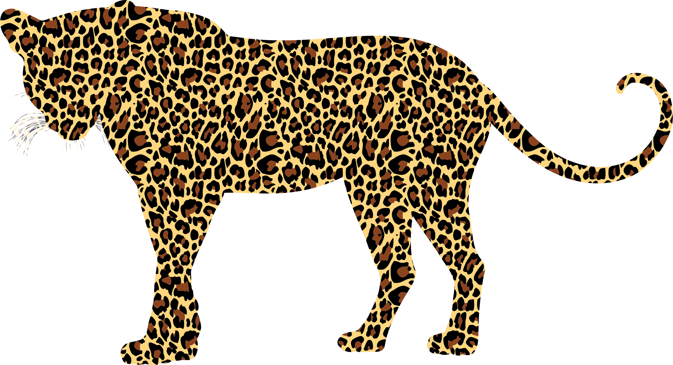 pawprint clipart leopard