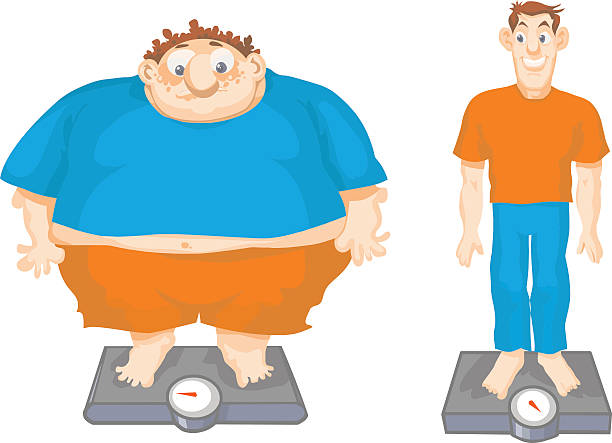  collection of thin. Fat clipart