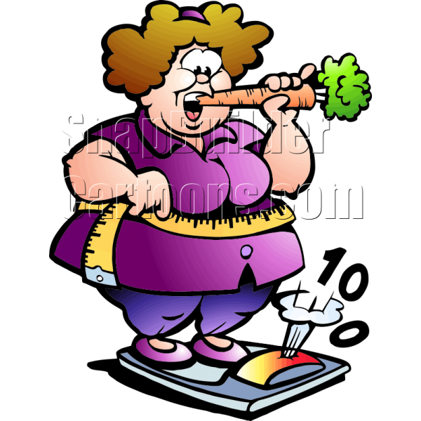 Pig clipart obese. Fat lady cartoon characters