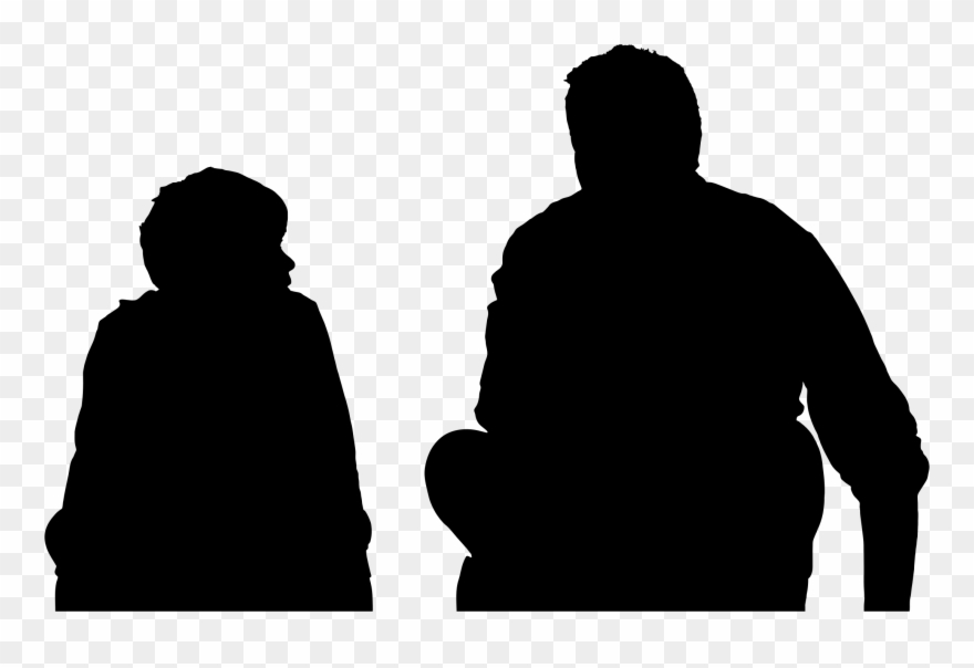 fat clipart father and son