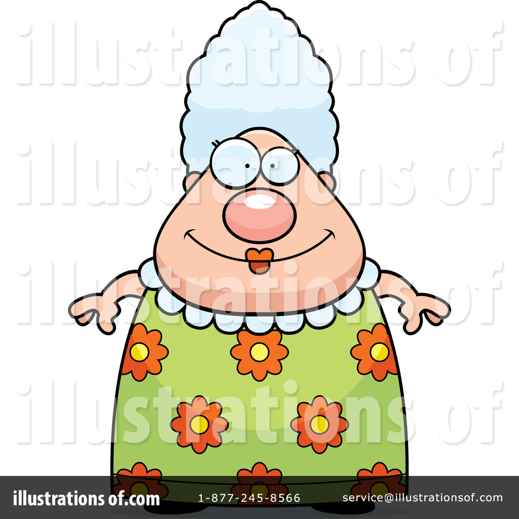grandmother clipart fat