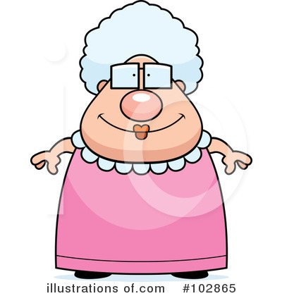 grandmother clipart fat