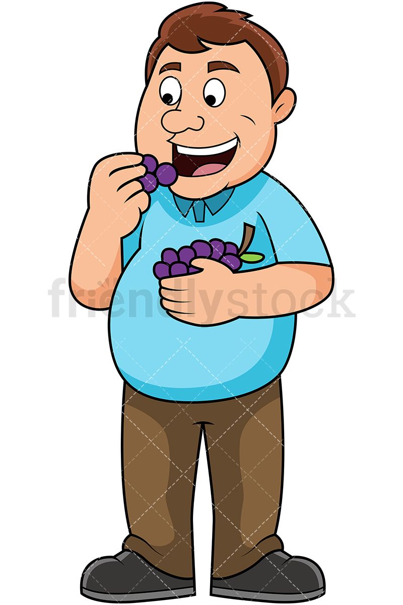 Pin on overweight people. Fat clipart healthy thing