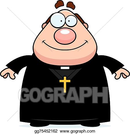 fat clipart priest