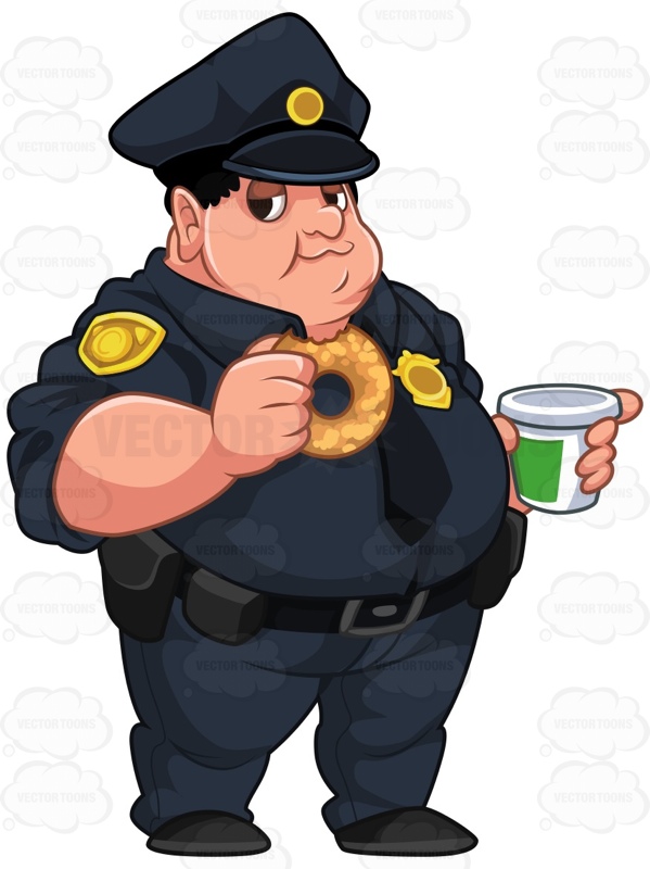 fat clipart security guard