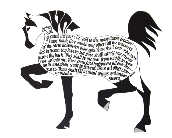 I want this framed. Father clipart arabian