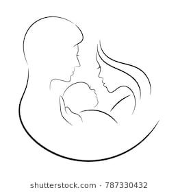 father clipart baby drawing