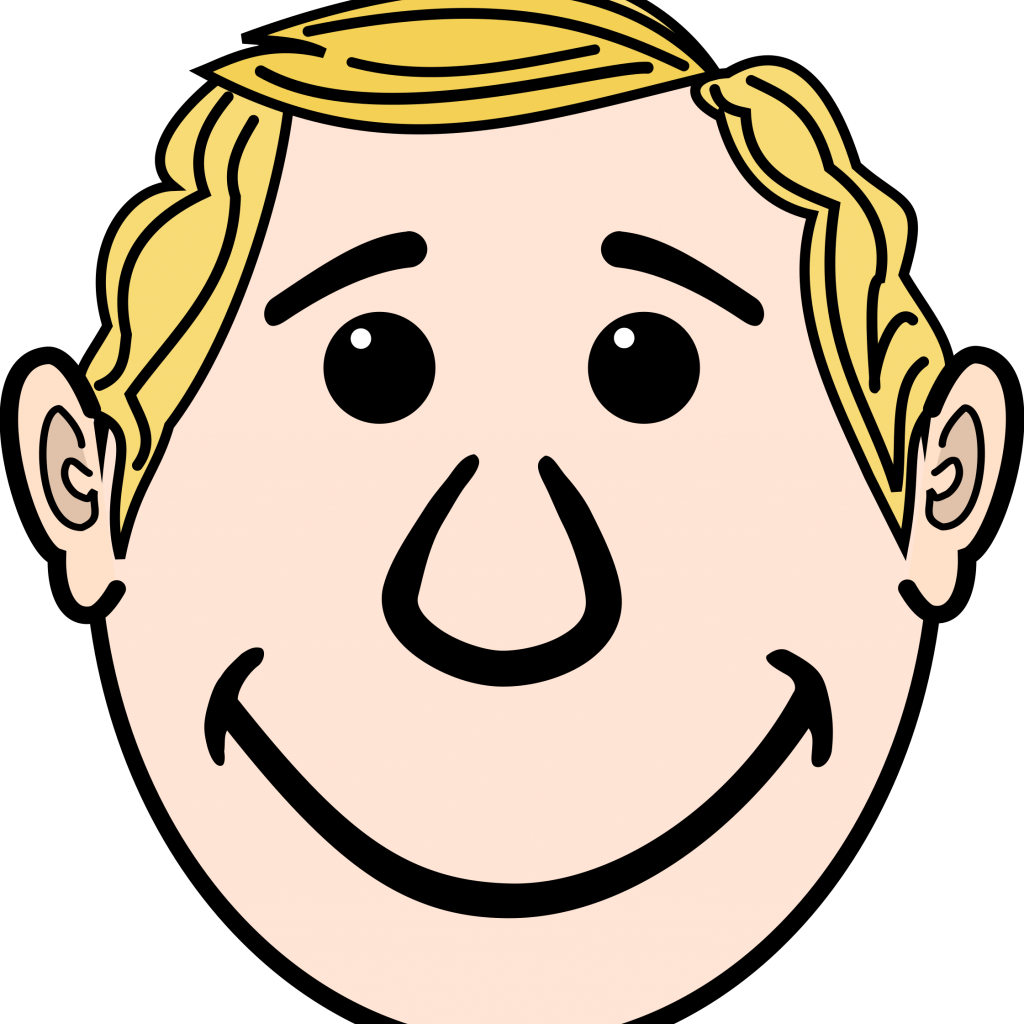 father clipart face