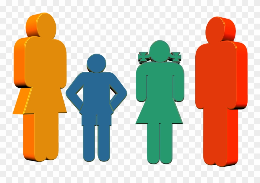 Family mother child girl. Father clipart far