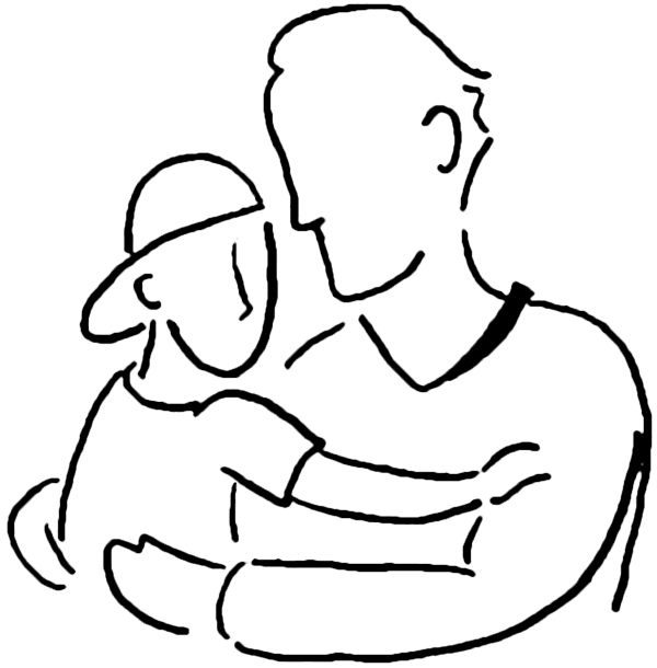 Son clipart father african american. Parent child clip art