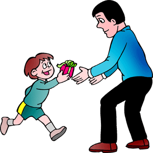 father clipart father love