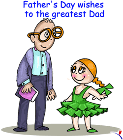 Father clipart happy dad.  d daughter animated