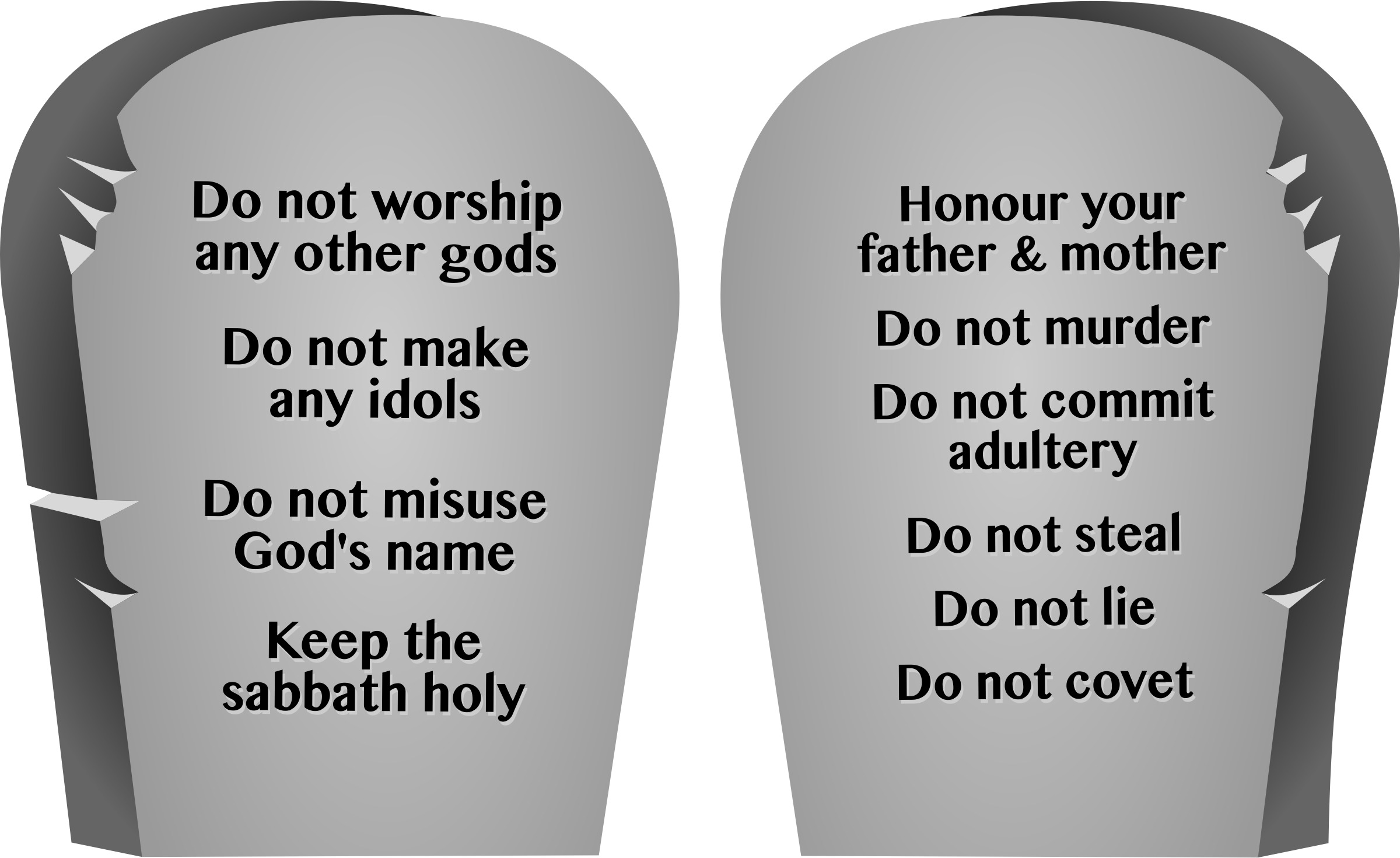 Commandments big image png. Moses clipart ten commandment tablet