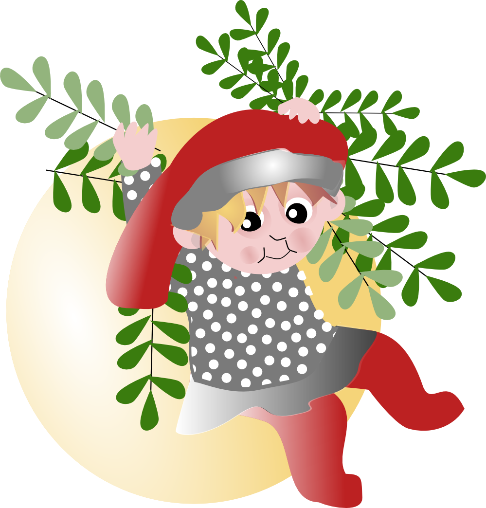 holly clipart traditional