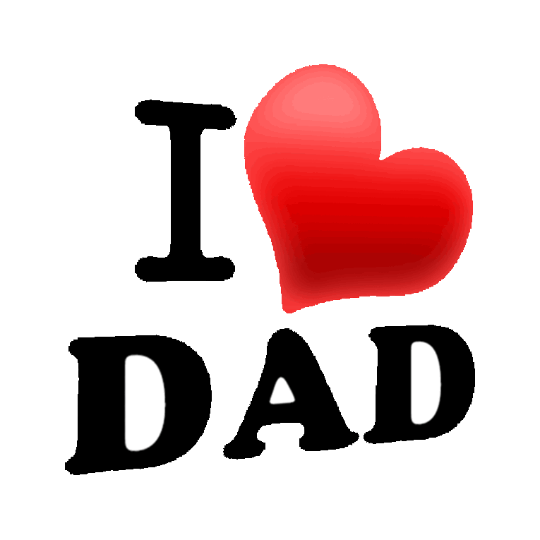 Fathers day sticker by. Father clipart loving dad
