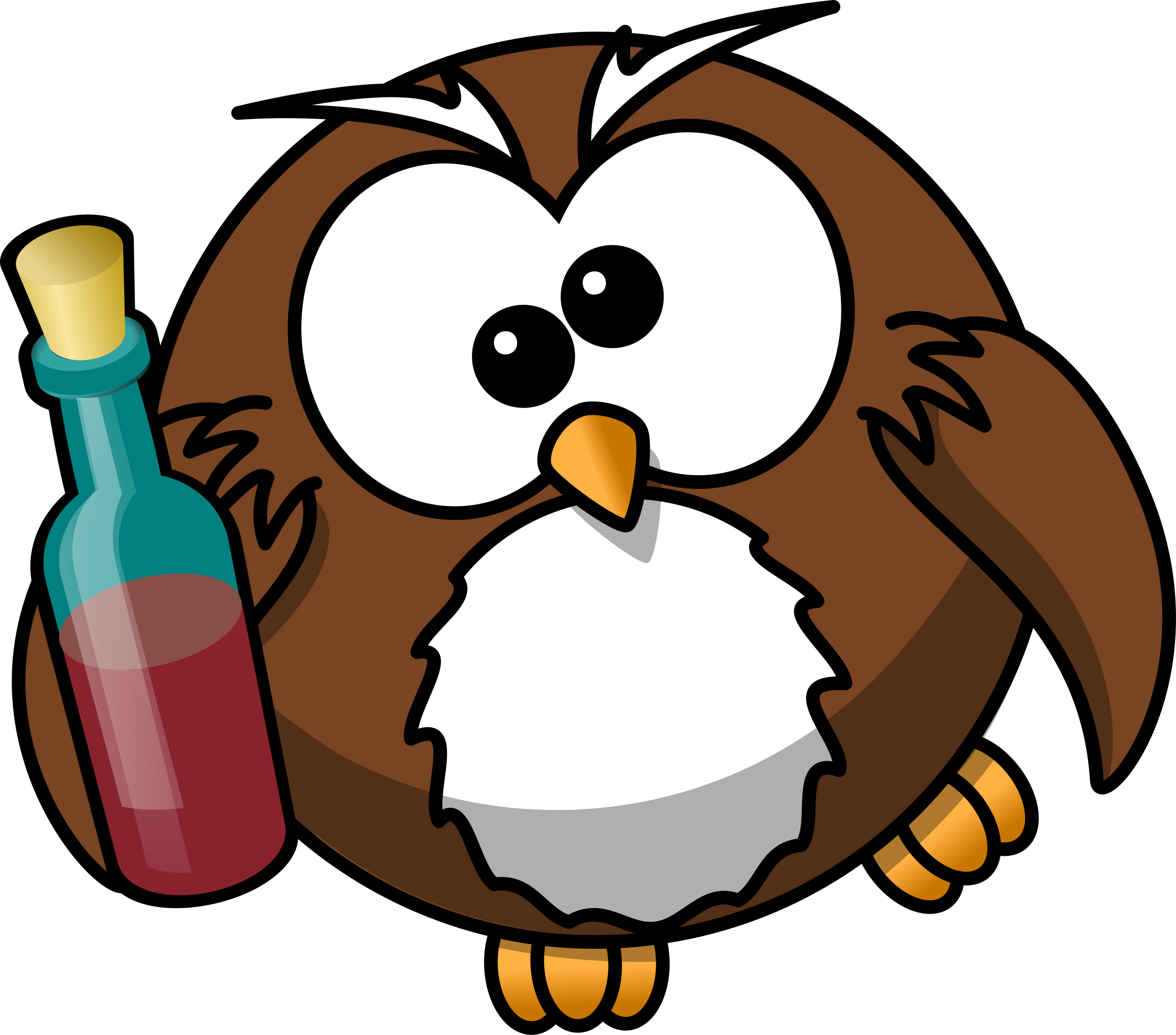 father clipart owl