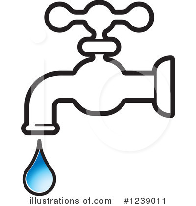 Illustration by lal perera. Faucet clipart