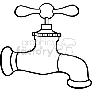 faucet clipart drawn
