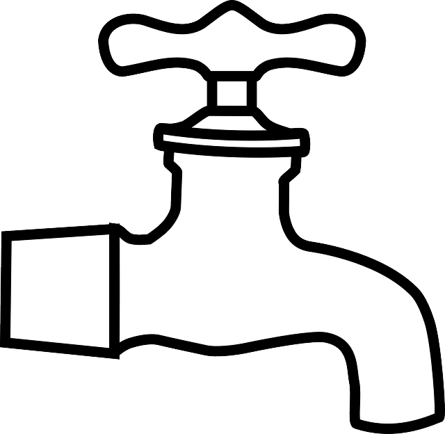 faucet clipart hard water