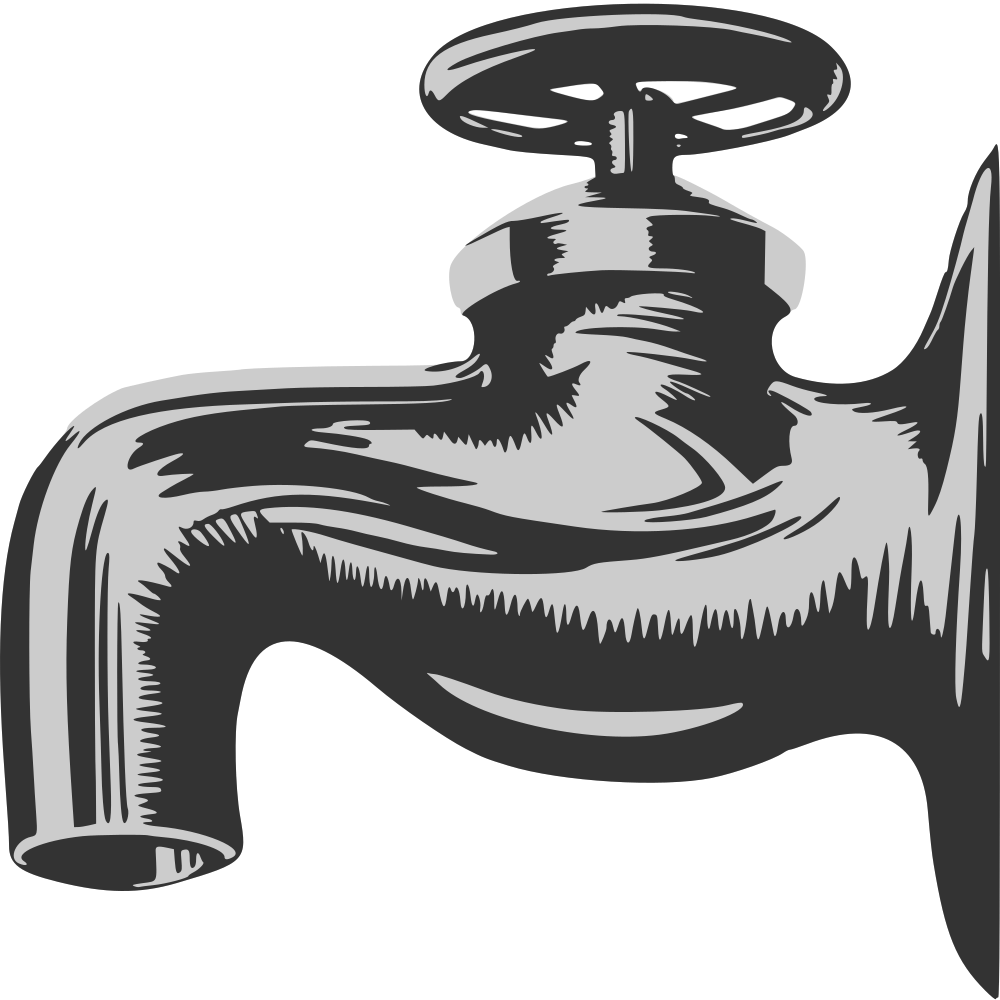 Faucet clipart wasting water. Onlinelabels clip art tap