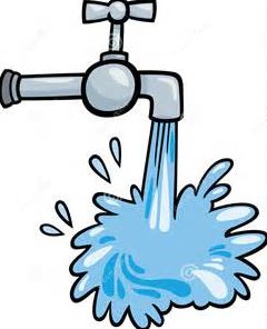 Faucet clipart water bill. New residents village of