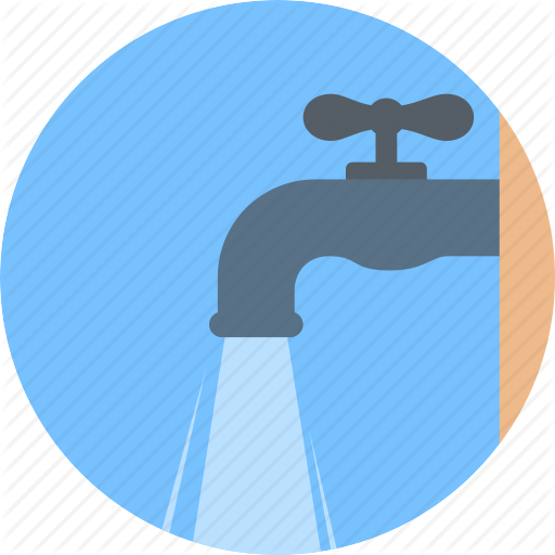 Circle blue text transparent. Faucet clipart water electricity