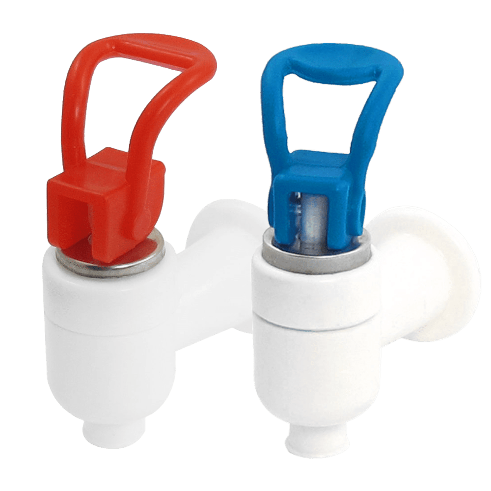 Faucet clipart water faucet. Dispenser taps set red