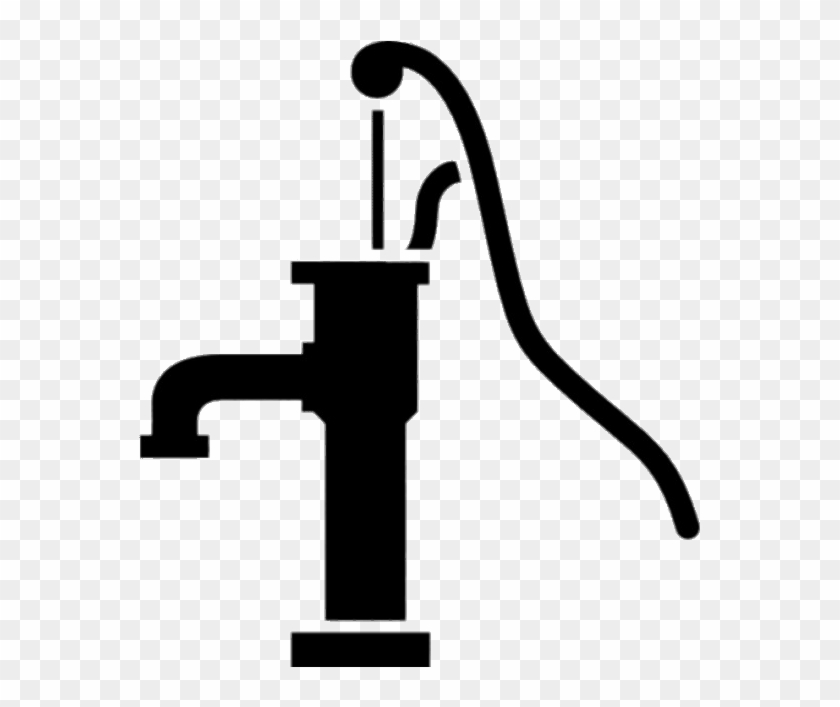 faucet clipart water hand pump