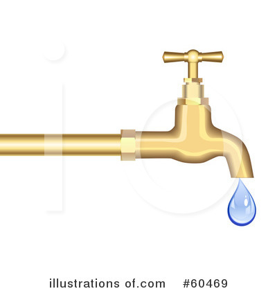 Faucet clipart water main. Illustration by oligo 