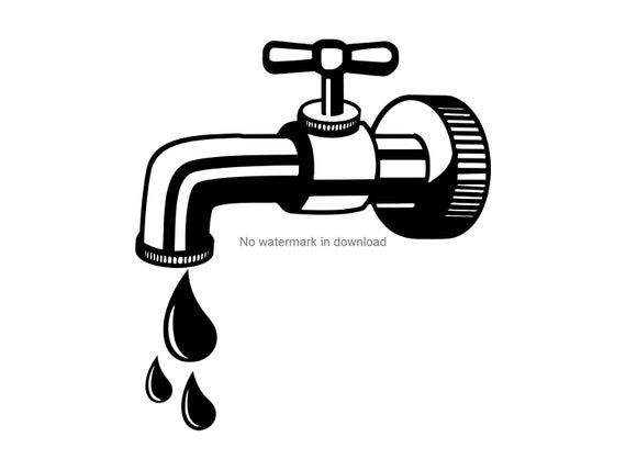 Outlet svg digital cut. Faucet clipart water pipe