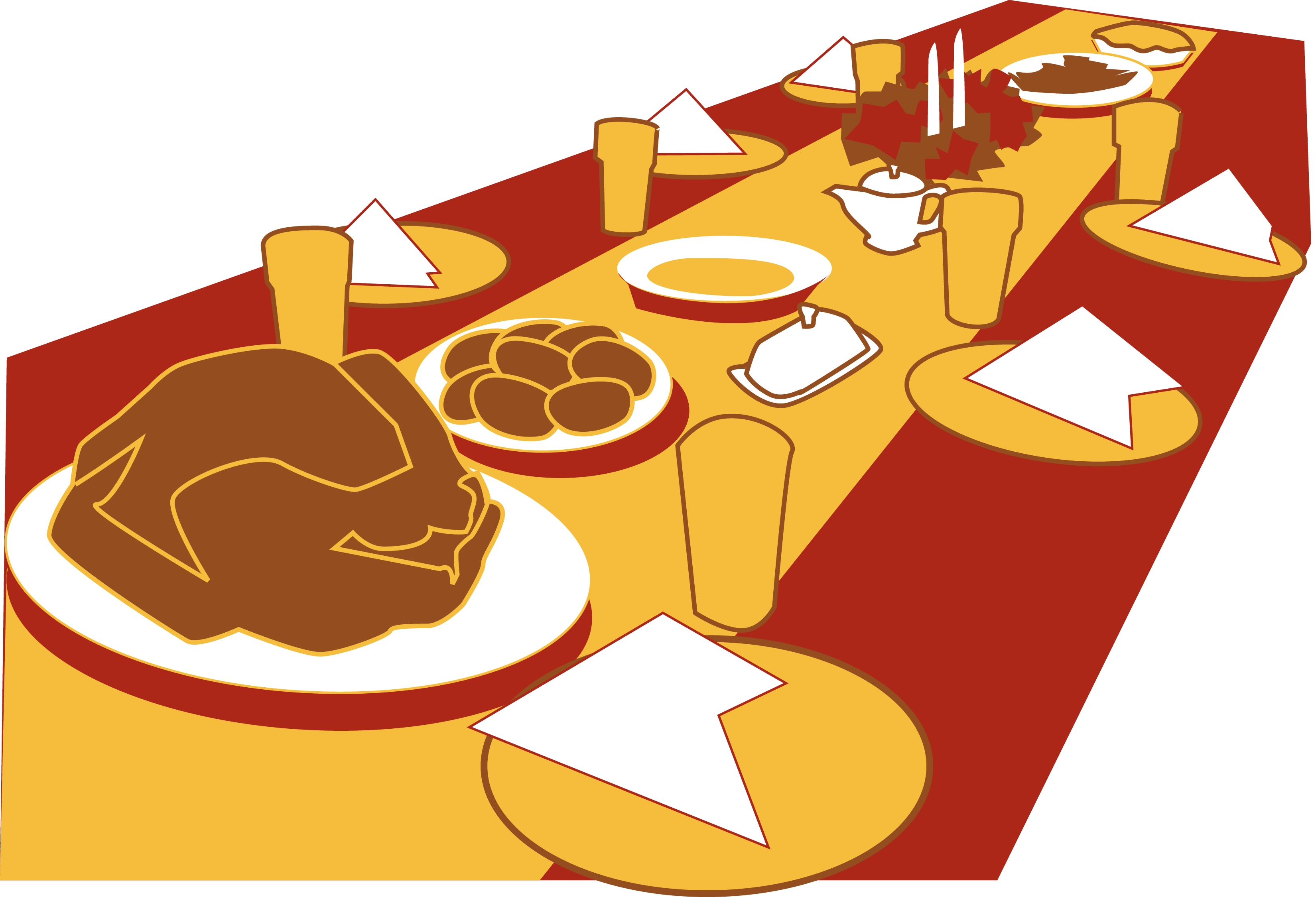 clipart thanksgiving banquet