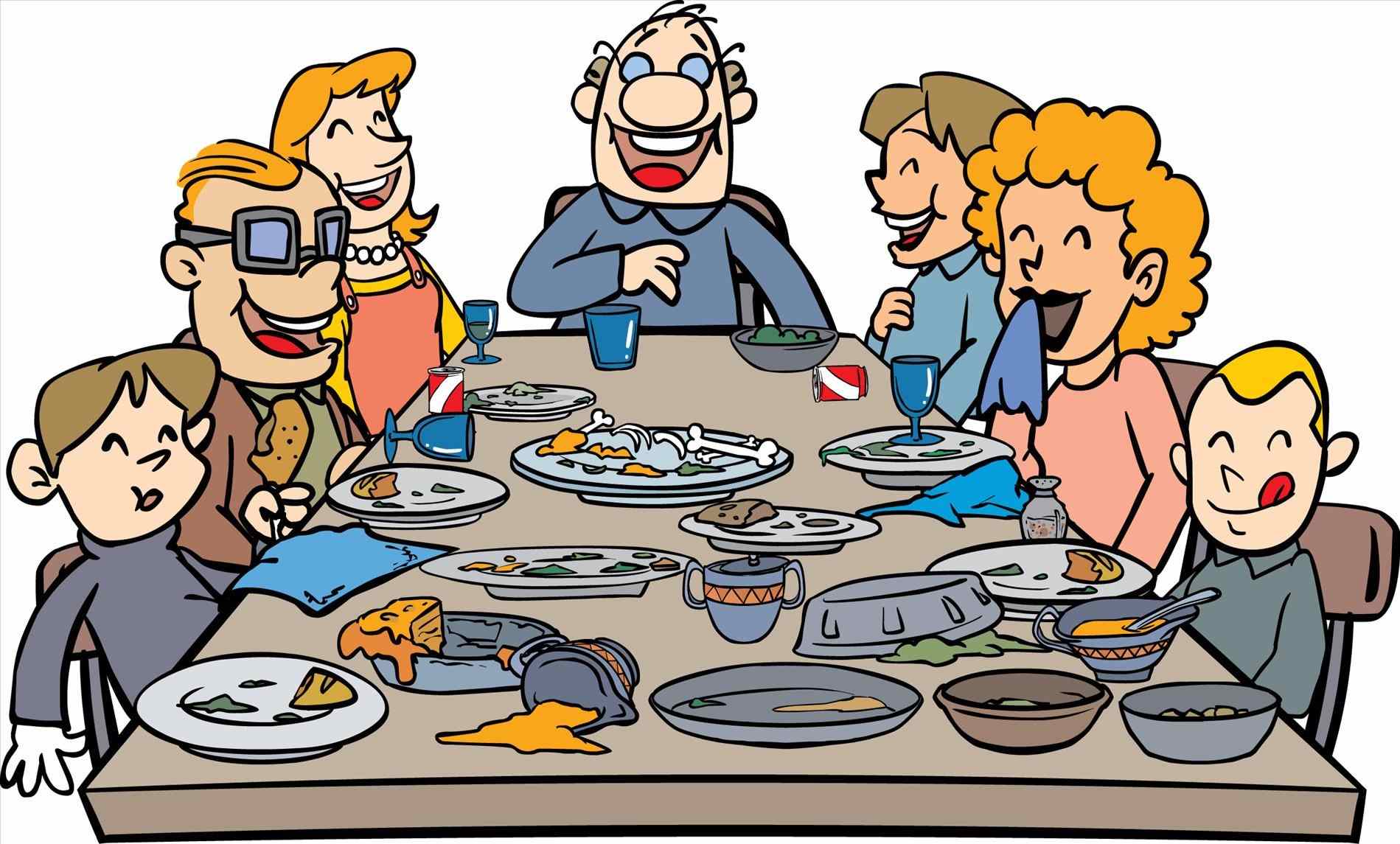 feast clipart family time