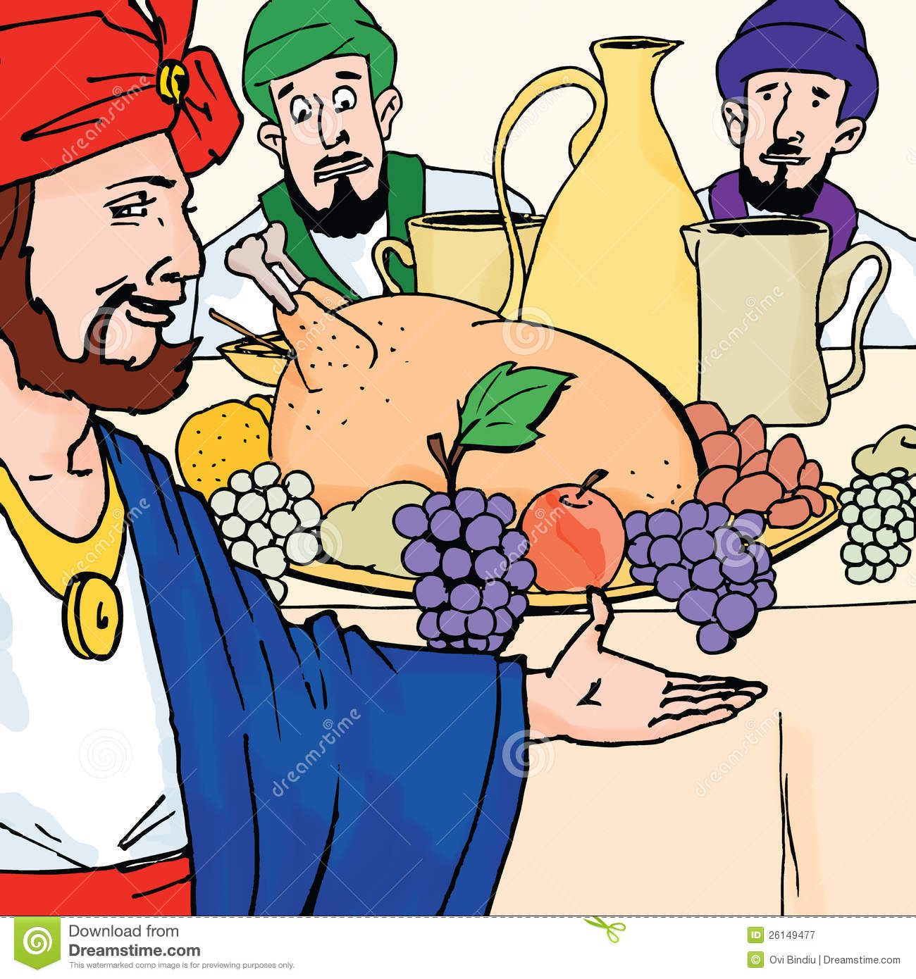 feast clipart story