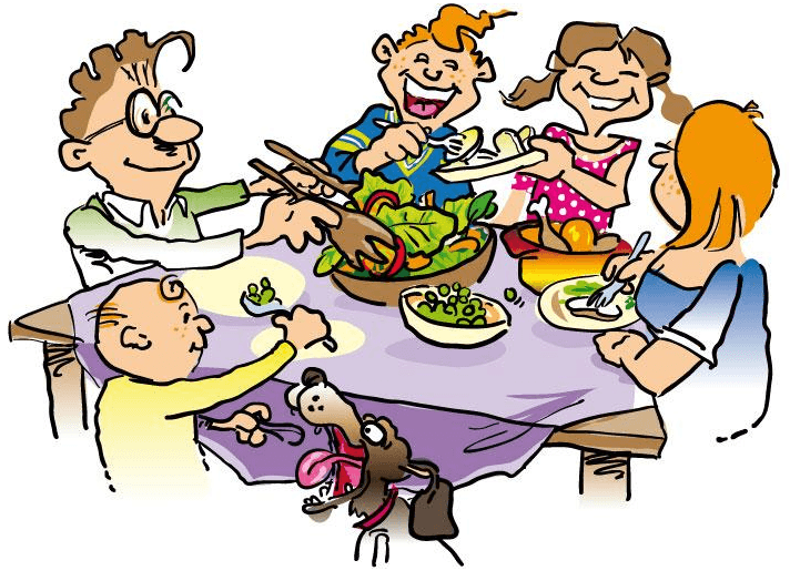 Feast clipart wealthy family. Rich table cliparts zone