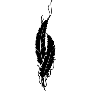 Feather clipart feather indian. Native feathers free images