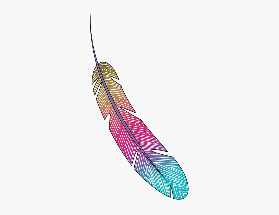 Feathers clipart geometric. Transparent clip art 