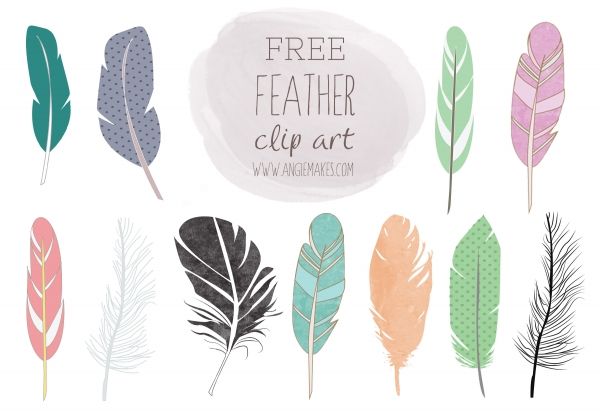 Free clip art inspiration. Feather clipart artistic