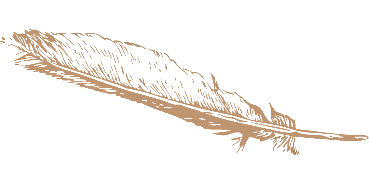 poem clipart feather