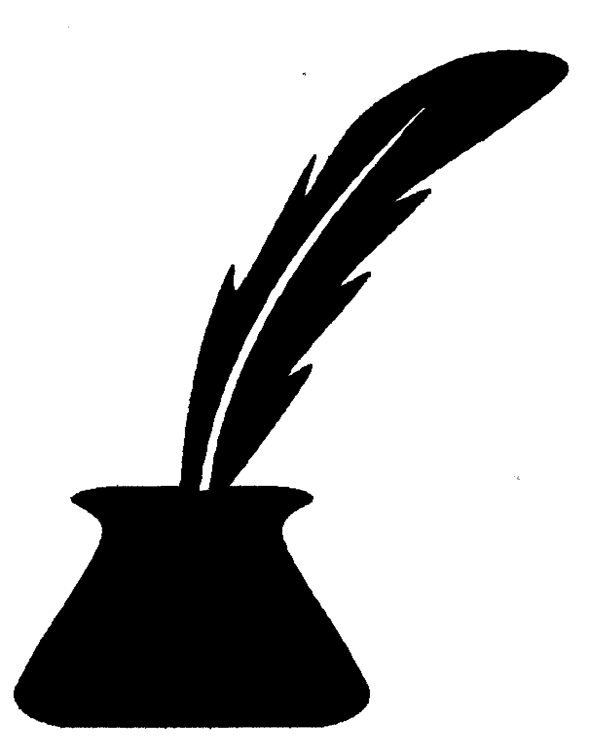 feathers clipart ink