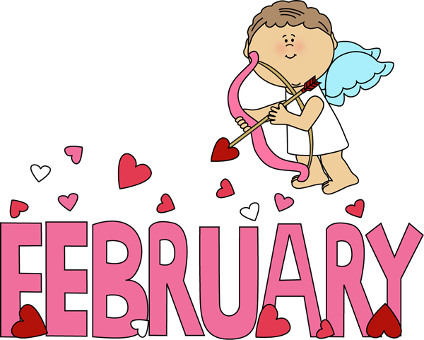 February birthday valentine love. Anniversary clipart month